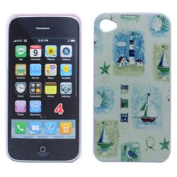 iPhone 4 4S Light House Design Hard Case (Light House)